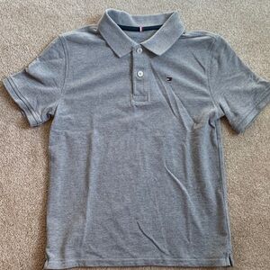 Tommy Hilfiger Kids Polo Shirt in Heather Gray